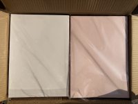 Papel de Transferencia por Sublimación de Alta Velocidad de 100 g/m² para Impresora de Inyección de Tinta - Papel de Inyección de Tinta Seca, Paquete de 100 Hojas, para Impresión en Ropa/Tazas