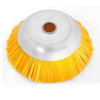 8 pouces Nylon brosse tondeuse battre la tête de la maison désherbage roue brique couture désherbage rouleau brosse