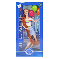 Poupée Lolita de Noël de 12 pouces directe d'usine avec de vrais yeux cadeau de vacances parfait pour les filles/vente en gros