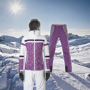 Conjunto de Chaqueta y Pantalones de Esquí Impermeables y Cortavientos, Ropa Deportiva Térmica de Invierno, Ropa para la Nieve con Capucha Ajustable - Product Image 3