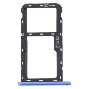 Bandeja para tarjeta SIM Micro SD para ZTE Blade A52 Azul - Product Image 1