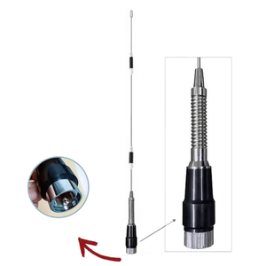 เสาอากาศรถยนต์ PL259 ราคาโรงงาน 3.4dBi สำหรับการสื่อสารภายนอกรถยนต์ VHF 144-174MHz - Product Image 1