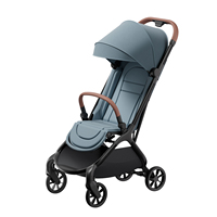 Poussette bébé légère en alliage d'aluminium Oxford, pliable en 3 sections, portable, compacte, pour voyage, poussette pour nourrissons et tout-petits, capacité de charge de 10 kg