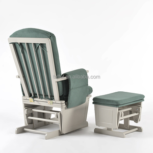 Fauteuil à bascule en bois de haute qualité, directement de l'usine, avec repose-pieds, pour chambre d'enfant - Product Image 3