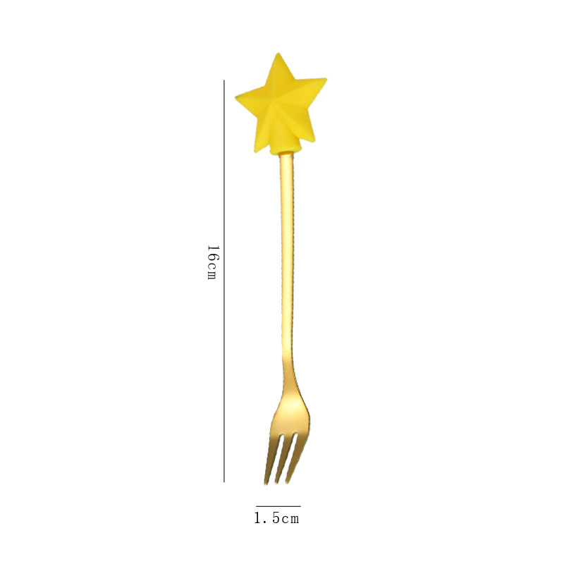 Fourchette en forme d'étoile [Or]