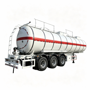 Semirremolque de Acero Inoxidable con Calefacción de 3 Ejes y 32000L para Asfalto y Betún con Aislamiento de Lana de Roca - Product Image 1