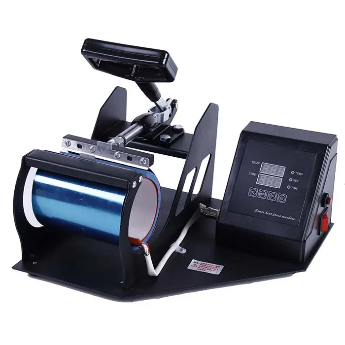 Subtransfer giá rẻ xách tay kỹ thuật số thăng hoa Mug Máy ép nhiệt cho in ấn ly cốc cốc