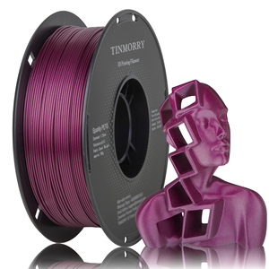 Filamento para Impresora 3D TINMORRY, 1.75mm, Filamento PETG Ecológico, PLA/ABS/PETG/ASA/TPU, 1KG/ROLLO, Varillas de Plástico PETG-Sparkly - Product Image 1