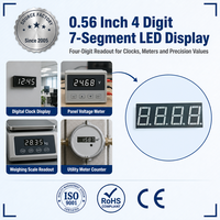 Module d'affichage LED professionnel à 7 segments de 0,56 pouce à 4 chiffres, conçu pour l'utilisation avec des équipements de mesure de puissance CC de précision