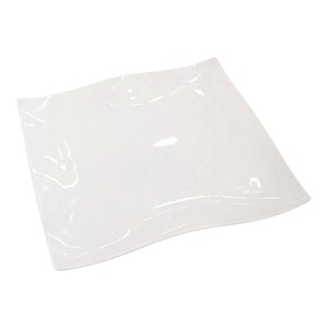 Assiette de service en porcelaine HELTON LINE 31x31cm blanche - Product Image 1