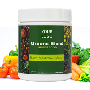 Премиум зеленая смесь 0,52 фунтов порошок антиоксидантная добавка пищевых волокон для взрослых не для беременных женщин - Product Image 2