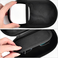 Voyage portable durable personnalisé 2 en 1 étui à lentilles de contact et étui à lunettes