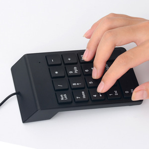 Wholesale Ultra-Thin Wired Office Financial Keyboard Mini <strong>Numeric</strong> <strong>Keypad</strong> USB ROSH Certified Russian Mechanically Operated for - Product Image 1