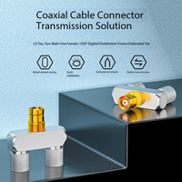 Conector de tres vías 2M L9, 2 machos y 1 hembra |   Marco de Distribución Digital DDF Especial |   Terminal Siemens E1 75Ω |   10 Piezas/Juego