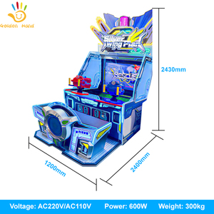 Machine de jeu d'arcade de tir aquatique commerciale pour 2 joueurs, modèle Golden Hand Silver Wing, avec langues espagnole et anglaise - Product Image 4