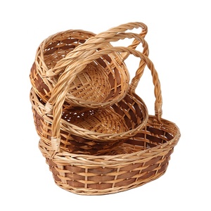 Cestas de Mimbre Naturales para Regalos de Frutas, <span class=keywords><strong>Cesta</strong></span> de Bambú - Product Image 1