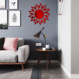 <b>Acrylic</b> UV Resistant Gloss Varnished Embossed Cartoon Pattern Removable 3D Wall Sticker for Home Decoration DIY - Product Image 4