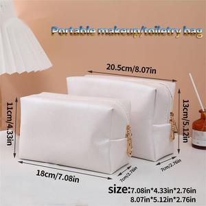 Waterproof Makeup Pouch PU Leather Travel Toiletry <strong>Bag</strong> Girl Pink Cosmetic <strong>Bag</strong> <strong>Men</strong> <strong>Wash</strong> <strong>Bags</strong> for Travel - Product Image 3