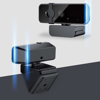 Kamera komputer dengan mikrofon stereo 1080P, kamera web usb 1080p konferensi video kamera web untuk pc