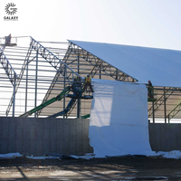 Meilleures structures commerciales en toile, bâtiments de stockage, hangars temporaires en vente, auvents de garage métalliques, abris, structures couvertes