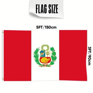 Banderas del <span class=keywords><strong>Estado</strong></span> de Perú al por Mayor de 3x5 pies, Poliéster 68D/100D, Personalización de Todas las Naciones, Envío Rápido, Proveedor Confiable, Entrega Rápida - Product Image 3