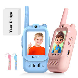 Cadeaux pour enfants, talkie-walkie vidéo face à face, rechargeable par USB type C, talkie-walkie vidéo longue distance avec écran - Product Image 1