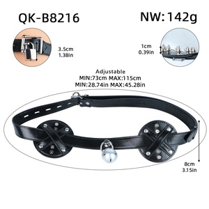 Arnés de Bondage de Cuero QKKQ con Púas para Mujeres, Juguetes para Parejas, Correas Sexuales Ajustables para Mujeres, Restricciones de Cama de Cuero con Candado - Product Image 2