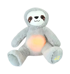 Jouet en peluche qui respire, brille et diffuse de la <span class=keywords><strong>musique</strong></span>, comprend un renard, un chat et un capybara, un compagnon magique <span class=keywords><strong>pour</strong></span> apaiser et favoriser le sommeil - Product Image 1