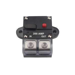 Disjoncteur réinitialisable 200A avec bouton rouge et bornes métalliques pour systèmes audio automobiles et marins - Product Image 4