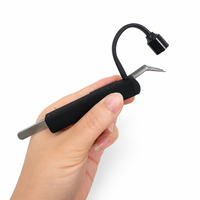 Lampe UV LED portable pour extensions de cils, rechargeable par USB, batterie intégrée, pas de pédale de commande requise