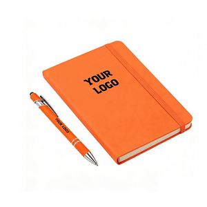 Top Quality Promo Custom Logo Printed Leather Hardcover <b>Writing</b> <b>Journal</b> Notebook for Business Gift - Product Image 1
