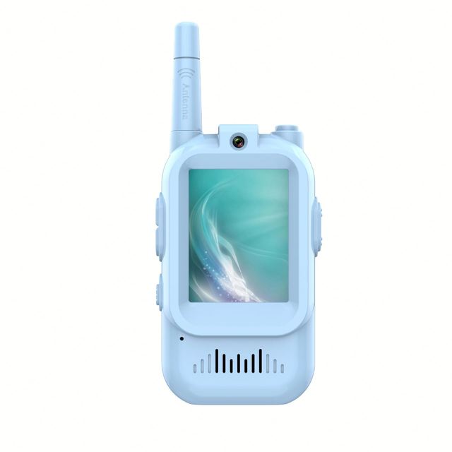 Children's Video Walkie-Talkie Outdoor Toy Cute Baby Interactive Waterproof 3W-5W Output 650mAh Lithium Battery Charging Radio