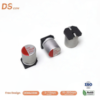 Condensateur SMD à semi-conducteurs 35V 150uF haute température longue durée de vie, réflow SMD 8x10.5mm pour le filtrage des cartes de contrôle d'outils électriques