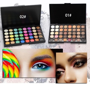 Palette de fards à paupières minéraux 40 couleurs, imperméable, pailleté, mat, poudre scintillante, maquillage pour les yeux pour femmes - Product Image 6