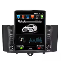 Reproductor de DVD para Auto Estilo Tesla 4+64G, Video para Auto para Benz Smart Fortwo 2011-2015, Radio para Auto con WIFI, Audio FM RDS, Carplay, BT Estéreo, 4G LTE