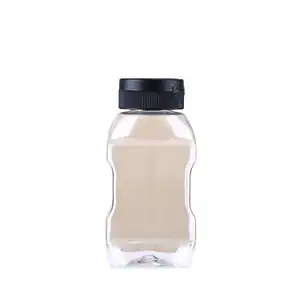 Flat bottle PET plastic bottle tomato sauce squeeze jam bottle