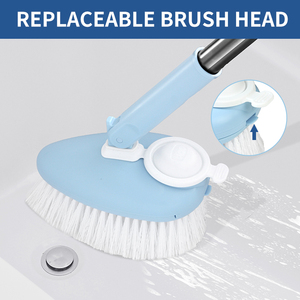 Dài-xử lý nhựa xà phòng pha chế phòng tắm làm sạch bàn chải Scrubber thiết kế mới - Product Image 3