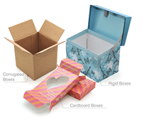 Emballage personnalisé pour boîte de chocolat avec poignée, pelliculage mat, matériaux recyclés, logo personnalisé, poids personnalisés