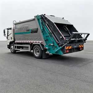 รถบรรทุกขยะอัดเม็ด Sinotruk Howo 4x2 12CBM ระบบไฮดรอลิก ยกท้าย รถบดอัดขยะ สำหรับเทศบาล  ลดราคาพิเศษ - Product Image 3