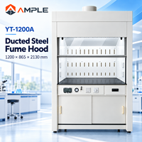 Hotte à fléaux en acier pour l'évacuation des fumées chimiques en laboratoire avec plan de travail en céramique, personnalisable OEM ODM, fourniture pour projets de laboratoire B2B