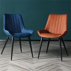 Moderno lujo estilo simple nórdico italiano francés comedor muebles nuevo diseño marco de metal pierna Silla de comedor para restaurante - Product Image 6