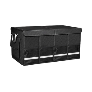 Organisateur de coffre de voiture de luxe antidérapant en tissu Oxford, sac de rangement pour coffre, organisateur de siège de voiture, outil de rangement - Product Image 2