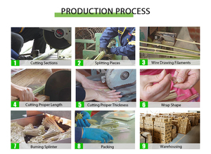 Thân thiện với môi dùng một lần tre tim xiên/vòng xiên/knoted xiên - Product Image 6