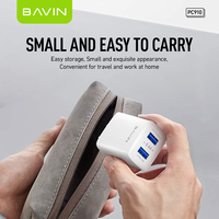 Bavin PC910 12w 2.4a chargeurs rapides universels de téléphone portable mural à double USB en gros