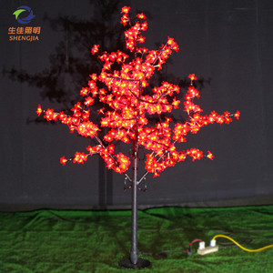 Wholesale Christmas Outdoor Wedding RGB IP65 Artificial LED Cherry Blossom Maple <strong>Leaf</strong> Tree <strong>Lights</strong> 24V-265V 1-Year Warranty Easy - Product Image 3