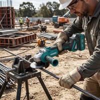 18V Sans balais 125mm Industriel Alimenté par batterie 3 vitesses Personnalisé OEM ODM Professionnel pour la découpe, le meulage et le polissage des métaux Sans fil