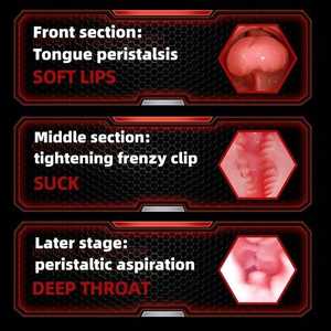 2合1自动男性自慰器阴茎泵 - 免提袖珍阴户性自慰器，带吸吮和振动功能，用于阴茎训练 - Product Image 4