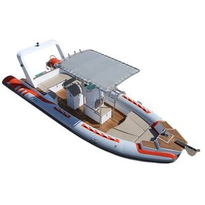 Chine fournisseur 7.6m FRP <span class=keywords><strong>moteur</strong></span> Gonflable NERVURE 760 vitesse <span class=keywords><strong>Bateau</strong></span> yacht de luxe À Vendre - Product Image 4