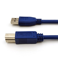 Câble d'extension USB 3.0 Type A mâle vers B mâle pour imprimantes, blindage tressé, en stock