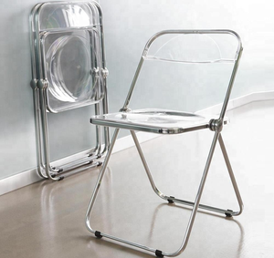 Silla Plegable y Apilable de Plástico Transparente en Oferta, Disponible en Varios Colores - Product Image 6